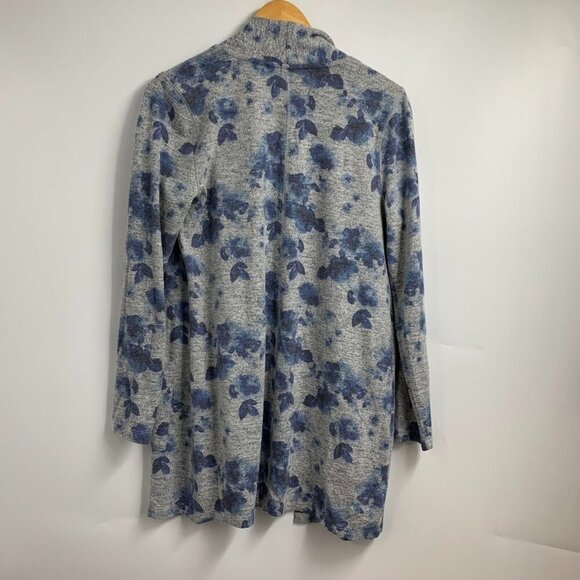 Soft Surrounding Women's Floral Knit Open Cardigan Sweat Suit Set Size S - Picture 3 of 16